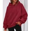 imagePRETTYGARDEN Womens 2025 Oversized Hoodies Sweatshirt Long Sleeve Loose Fit Going Out Tops Trendy Casual Fall Fashion OutfitsBurgundy