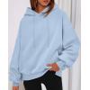 imagePRETTYGARDEN Womens 2025 Oversized Hoodies Sweatshirt Long Sleeve Loose Fit Going Out Tops Trendy Casual Fall Fashion OutfitsLight Blue