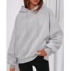 imagePRETTYGARDEN Womens 2025 Oversized Hoodies Sweatshirt Long Sleeve Loose Fit Going Out Tops Trendy Casual Fall Fashion OutfitsLight Grey
