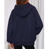 imagePRETTYGARDEN Womens 2025 Oversized Hoodies Sweatshirt Long Sleeve Loose Fit Going Out Tops Trendy Casual Fall Fashion OutfitsNavy Blue