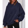 imagePRETTYGARDEN Womens 2025 Oversized Hoodies Sweatshirt Long Sleeve Loose Fit Going Out Tops Trendy Casual Fall Fashion OutfitsNavy Blue