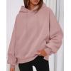 imagePRETTYGARDEN Womens 2025 Oversized Hoodies Sweatshirt Long Sleeve Loose Fit Going Out Tops Trendy Casual Fall Fashion OutfitsPink