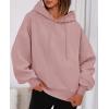 imagePRETTYGARDEN Womens 2025 Oversized Hoodies Sweatshirt Long Sleeve Loose Fit Going Out Tops Trendy Casual Fall Fashion OutfitsPink
