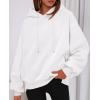 imagePRETTYGARDEN Womens 2025 Oversized Hoodies Sweatshirt Long Sleeve Loose Fit Going Out Tops Trendy Casual Fall Fashion OutfitsWhite