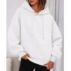imagePRETTYGARDEN Womens 2025 Oversized Hoodies Sweatshirt Long Sleeve Loose Fit Going Out Tops Trendy Casual Fall Fashion OutfitsWhite