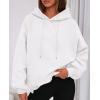 imagePRETTYGARDEN Womens 2025 Oversized Hoodies Sweatshirt Long Sleeve Loose Fit Going Out Tops Trendy Casual Fall Fashion OutfitsWhite