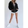 imagePRETTYGARDEN Womens 2025 Zip Up Y2K Hoodies Casual Long Sleeve Sweatshirts Fall Spring Track Jackets with PocketsBlack