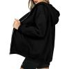 imagePRETTYGARDEN Womens 2025 Zip Up Y2K Hoodies Casual Long Sleeve Sweatshirts Fall Spring Track Jackets with PocketsBlack