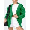 imagePRETTYGARDEN Womens 2025 Zip Up Y2K Hoodies Casual Long Sleeve Sweatshirts Fall Spring Track Jackets with PocketsGreen