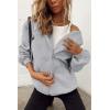 imagePRETTYGARDEN Womens 2025 Zip Up Y2K Hoodies Casual Long Sleeve Sweatshirts Fall Spring Track Jackets with PocketsGrey