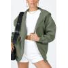 imagePRETTYGARDEN Womens 2025 Zip Up Y2K Hoodies Casual Long Sleeve Sweatshirts Fall Spring Track Jackets with PocketsGrey Green