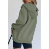 imagePRETTYGARDEN Womens 2025 Zip Up Y2K Hoodies Casual Long Sleeve Sweatshirts Fall Spring Track Jackets with PocketsGrey Green