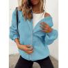 imagePRETTYGARDEN Womens 2025 Zip Up Y2K Hoodies Casual Long Sleeve Sweatshirts Fall Spring Track Jackets with PocketsLake Blue