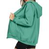 imagePRETTYGARDEN Womens 2025 Zip Up Y2K Hoodies Casual Long Sleeve Sweatshirts Fall Spring Track Jackets with PocketsMint Green