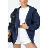 imagePRETTYGARDEN Womens 2025 Zip Up Y2K Hoodies Casual Long Sleeve Sweatshirts Fall Spring Track Jackets with PocketsNavy