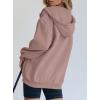 imagePRETTYGARDEN Womens 2025 Zip Up Y2K Hoodies Casual Long Sleeve Sweatshirts Fall Spring Track Jackets with PocketsNutmeg