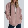 imagePRETTYGARDEN Womens 2025 Zip Up Y2K Hoodies Casual Long Sleeve Sweatshirts Fall Spring Track Jackets with PocketsNutmeg