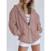 imagePRETTYGARDEN Womens 2025 Zip Up Y2K Hoodies Casual Long Sleeve Sweatshirts Fall Spring Track Jackets with PocketsNutmeg