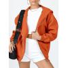 imagePRETTYGARDEN Womens 2025 Zip Up Y2K Hoodies Casual Long Sleeve Sweatshirts Fall Spring Track Jackets with PocketsOrange