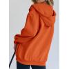 imagePRETTYGARDEN Womens 2025 Zip Up Y2K Hoodies Casual Long Sleeve Sweatshirts Fall Spring Track Jackets with PocketsOrange