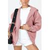imagePRETTYGARDEN Womens 2025 Zip Up Y2K Hoodies Casual Long Sleeve Sweatshirts Fall Spring Track Jackets with PocketsPink