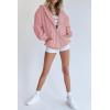 imagePRETTYGARDEN Womens 2025 Zip Up Y2K Hoodies Casual Long Sleeve Sweatshirts Fall Spring Track Jackets with PocketsPink