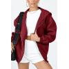 imagePRETTYGARDEN Womens 2025 Zip Up Y2K Hoodies Casual Long Sleeve Sweatshirts Fall Spring Track Jackets with PocketsRed