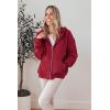 imagePRETTYGARDEN Womens 2025 Zip Up Y2K Hoodies Casual Long Sleeve Sweatshirts Fall Spring Track Jackets with PocketsRed