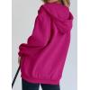 imagePRETTYGARDEN Womens 2025 Zip Up Y2K Hoodies Casual Long Sleeve Sweatshirts Fall Spring Track Jackets with PocketsRose Red