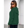 imagePRETTYGARDEN Womens Oversized Hoodie Sweatshirts 2025 Fall Casual Ruched Long Sleeve Hooded Pullover Y2K Tops Trendy ClothesDark Green