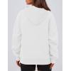 imagePRETTYGARDEN Womens Oversized Hoodies Fleece Hooded Sweatshirts Long Sleeve Pullover Tops 2025 Fall Outfits Winter ClothesWhite