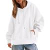 imagePRETTYGARDEN Womens 2025 Oversized Hoodies Sweatshirt Long Sleeve Loose Fit Going Out Tops Trendy Casual Fall Fashion OutfitsWhite