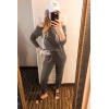 imagePRETTYGARDEN Jumpsuits for Women Dressy 2025 Fall Long Sleeve Off Shoulder Elastic Waist Rompers One Piece Travel OutfitsKhaki
