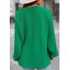 imagePRETTYGARDEN Womens Off The Shoulder Sweater Fall Fashion 2025 Pullover Long Sleeve Boat Neck Oversized Ribbed Knit TopsGreen