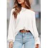 imagePRETTYGARDEN Womens Off The Shoulder Sweater Fall Fashion 2025 Pullover Long Sleeve Boat Neck Oversized Ribbed Knit TopsWhite