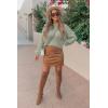 imagePRETTYGARDEN Fall Sweaters for Women 2025 Fashion Long Sleeve Casual Ribbed Knit Winter Clothes Pullover Jumper TopsBean Green