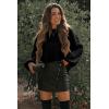 imagePRETTYGARDEN Fall Sweaters for Women 2025 Fashion Long Sleeve Casual Ribbed Knit Winter Clothes Pullover Jumper TopsBlack