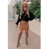 imagePRETTYGARDEN Fall Sweaters for Women 2025 Fashion Long Sleeve Casual Ribbed Knit Winter Clothes Pullover Jumper TopsBlack
