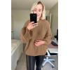 imagePRETTYGARDEN Fall Sweaters for Women 2025 Fashion Long Sleeve Casual Ribbed Knit Winter Clothes Pullover Jumper TopsCamel