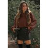 imagePRETTYGARDEN Fall Sweaters for Women 2025 Fashion Long Sleeve Casual Ribbed Knit Winter Clothes Pullover Jumper TopsCoffee