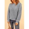 imagePRETTYGARDEN Fall Sweaters for Women 2025 Fashion Long Sleeve Casual Ribbed Knit Winter Clothes Pullover Jumper TopsGrey