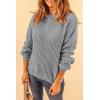 imagePRETTYGARDEN Fall Sweaters for Women 2025 Fashion Long Sleeve Casual Ribbed Knit Winter Clothes Pullover Jumper TopsGrey