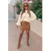 imagePRETTYGARDEN Fall Sweaters for Women 2025 Fashion Long Sleeve Casual Ribbed Knit Winter Clothes Pullover Jumper TopsLight Apricot