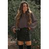 imagePRETTYGARDEN Fall Sweaters for Women 2025 Fashion Long Sleeve Casual Ribbed Knit Winter Clothes Pullover Jumper TopsLight Brown