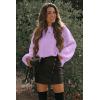 imagePRETTYGARDEN Fall Sweaters for Women 2025 Fashion Long Sleeve Casual Ribbed Knit Winter Clothes Pullover Jumper TopsPurple