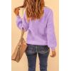 imagePRETTYGARDEN Fall Sweaters for Women 2025 Fashion Long Sleeve Casual Ribbed Knit Winter Clothes Pullover Jumper TopsPurple
