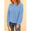 imagePRETTYGARDEN Fall Sweaters for Women 2025 Fashion Long Sleeve Casual Ribbed Knit Winter Clothes Pullover Jumper TopsSky Blue
