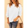 imagePRETTYGARDEN Fall Sweaters for Women 2025 Fashion Long Sleeve Casual Ribbed Knit Winter Clothes Pullover Jumper TopsWhite