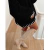 imagePRETTYGARDEN Womens 2025 Fall Oversized Pullover Sweaters Long Sleeve Mock Neck Chunky Knit Jumper Tops Winter ClothingBlack