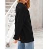 imagePRETTYGARDEN Womens 2025 Fall Sweaters Casual Crew Neck Long Sleeve Pullover Tops Ribbed Knit Loose Fit Winter ClothesBlack
